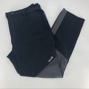 izas Long CORUNA BLACK/DARK GRAY STRETCH PANT